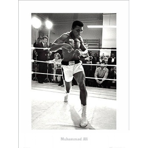 Muhammad Ali Shadow Boxing'' by Anon Sports/Games Art Print (31.5